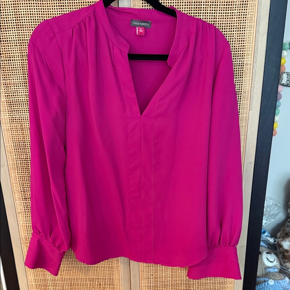 Vince Camuto Fuchsia Blouse